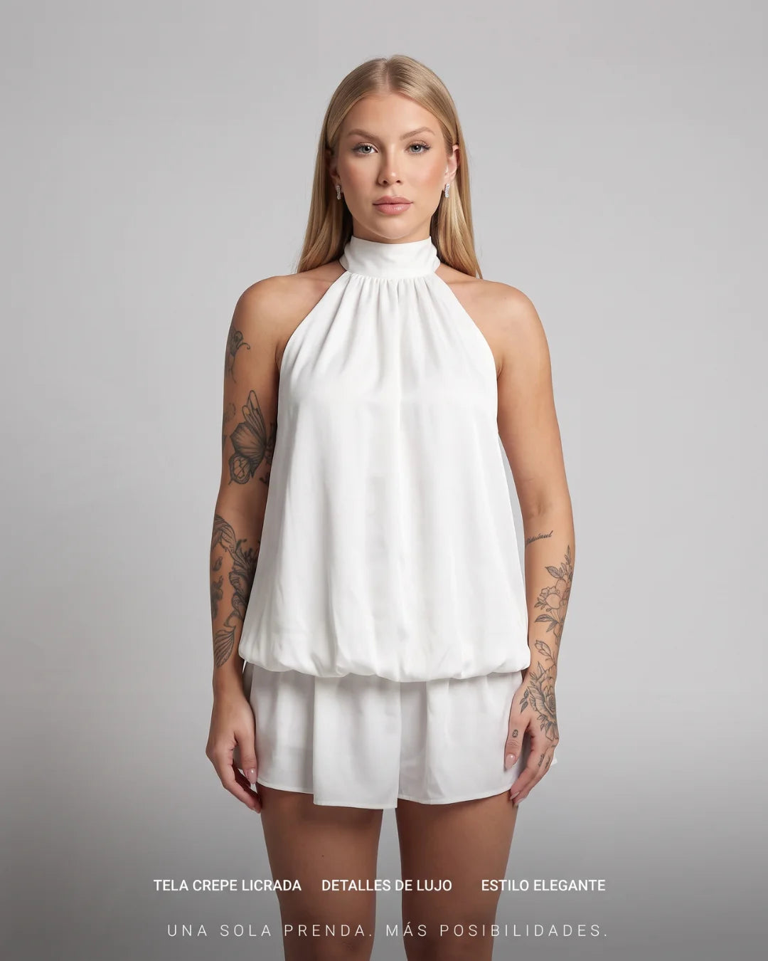 VESTIDO MADISON CUELLO HALTER LUSIAN | REF. 1172